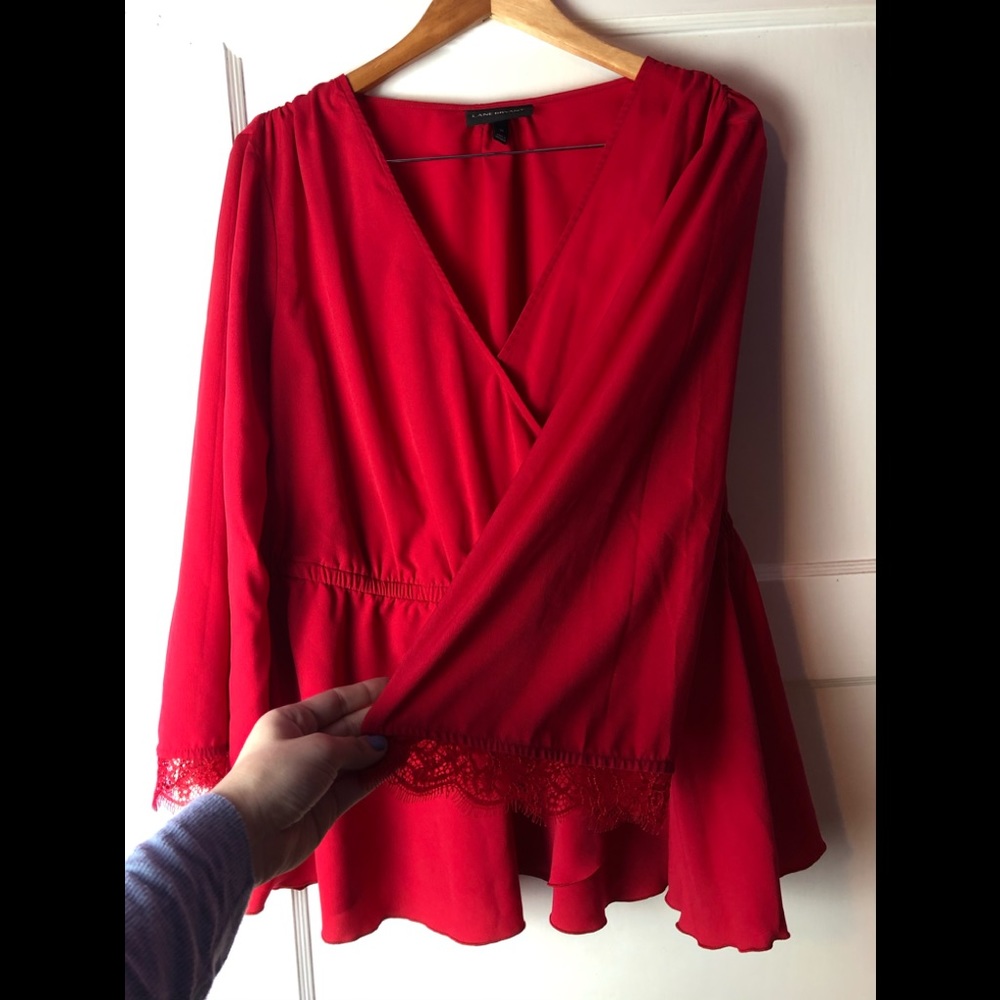 Lane Bryant Surplice Wrap Top (size 20)